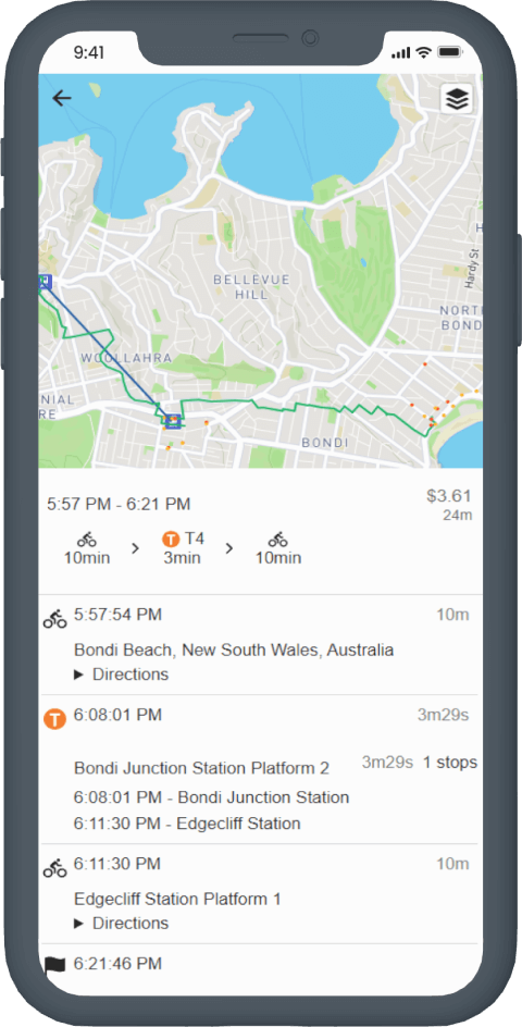 Waverley Transport project screenshot