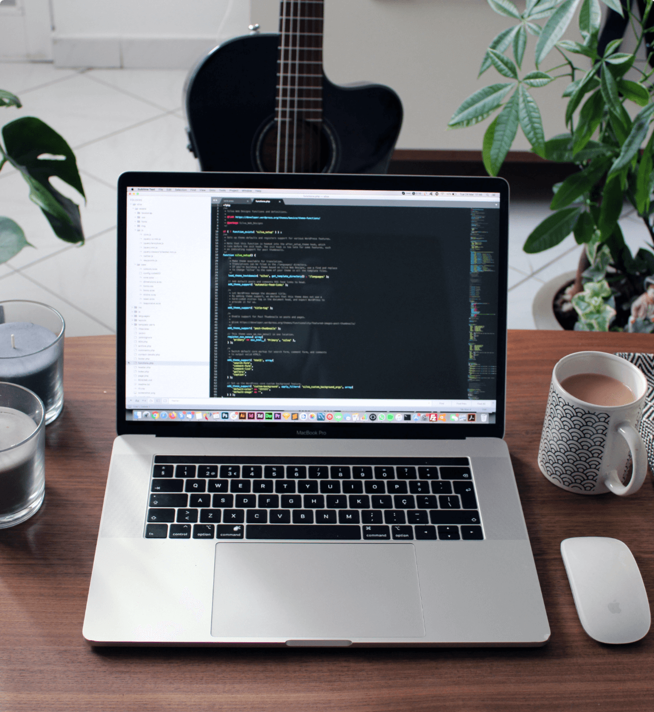 Professional workspace photography